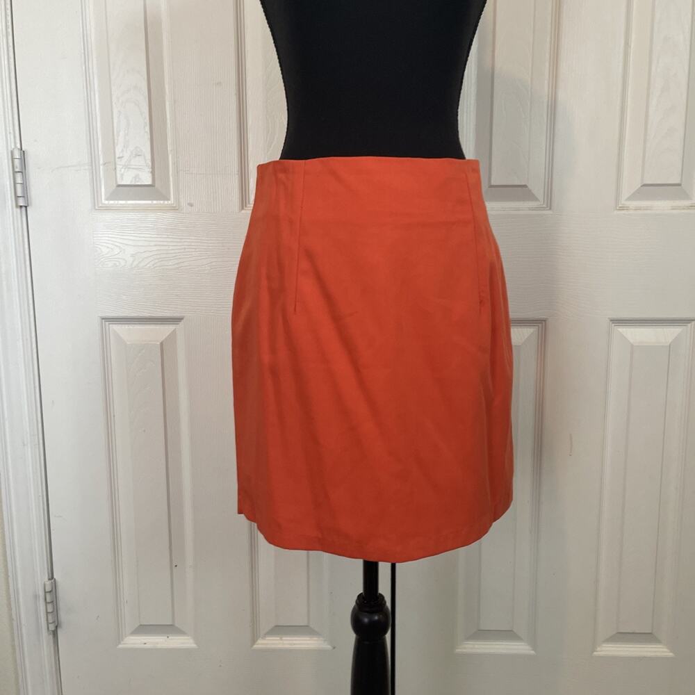 Vintage 35th & 10th Orange Mini Skirt Size 11